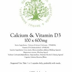 Calcium & Vitamin D3 Tablets-600mg