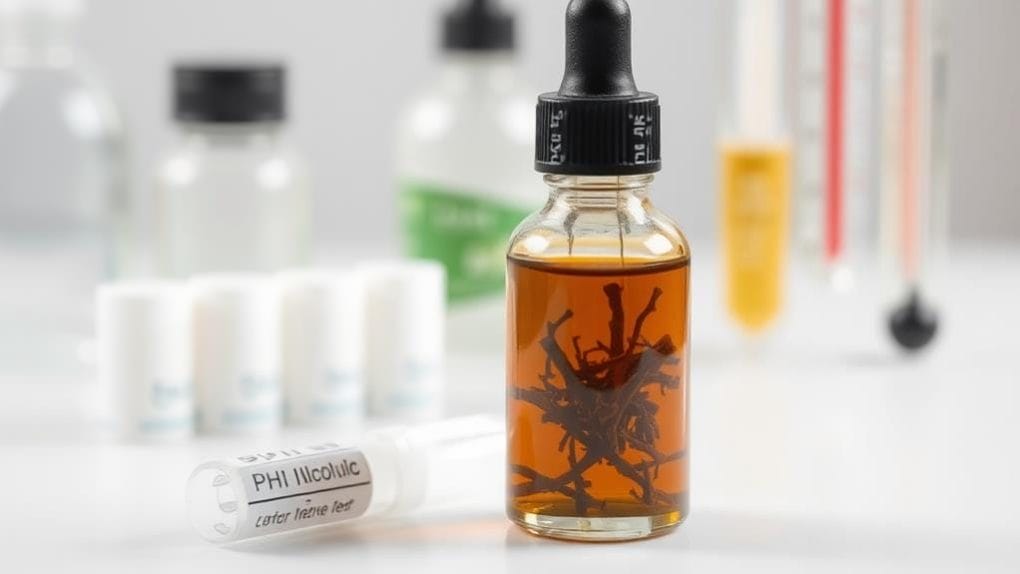 alcohol free tincture storage techniques