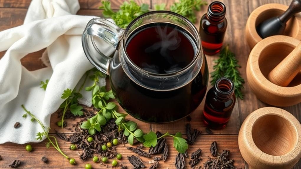 brewing robust tea infusion