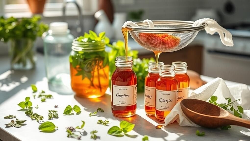 glycerin based herbal tincture preparation
