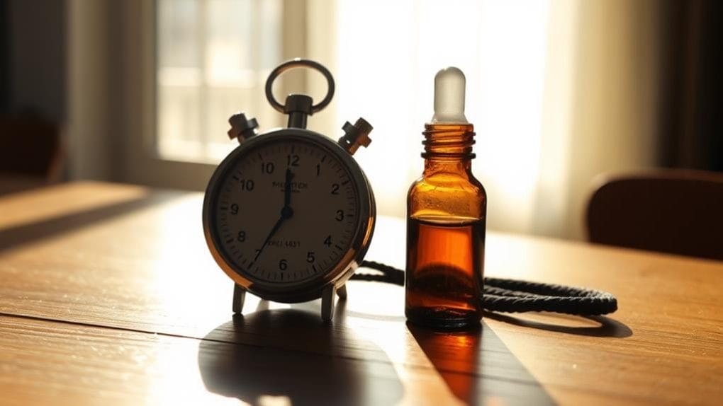 optimal timing for tinctures