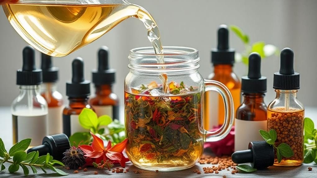 tea menstruum combination technique